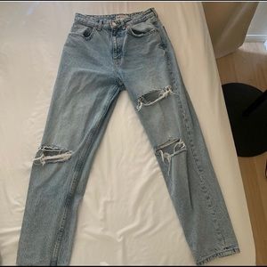 zara mom jeans